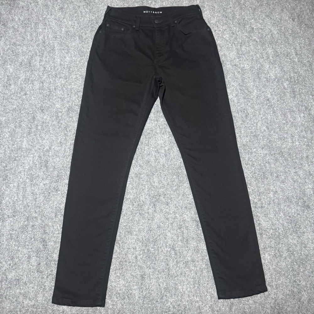 Mott & Bow Jeans Black Skinny Stretch Washed Black‎ Altered Measure~ 27x30